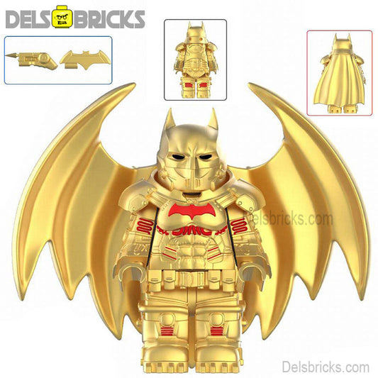 Batman XE Bat suit (extreme Environment) Lego Minifigures custom Toys Gold