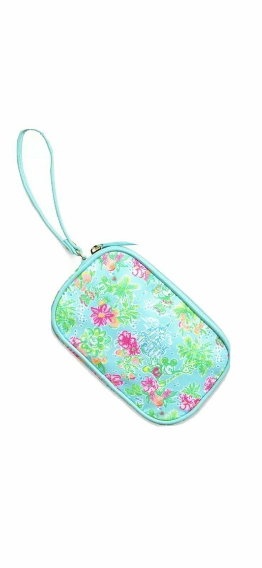 Lilly Pulitzer Disney Parks Mickey Minnie Mouse Castle Gillie Wristlet