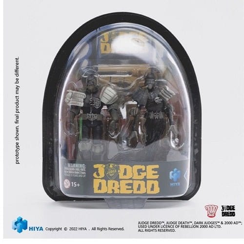 SDCC 2022 Judge Dredd VS Judge Death Black & White 1/18 Scale Figure 2 Pack