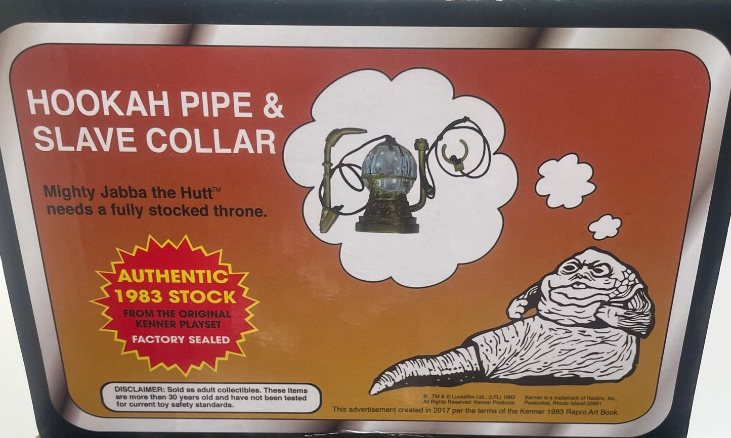 STAR WARS Vintage 1983 JABBA THE HUTT Playset Original Hookah Bowl & Collar Part NEW