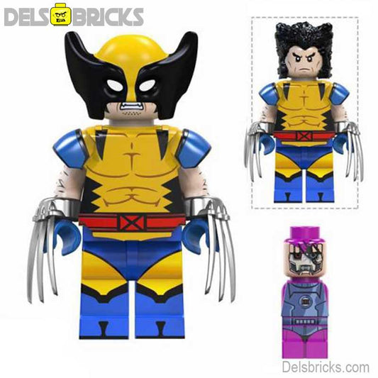 Wolverine From X-Men Classic Cartoon Lego Minifigures custom toys NEW