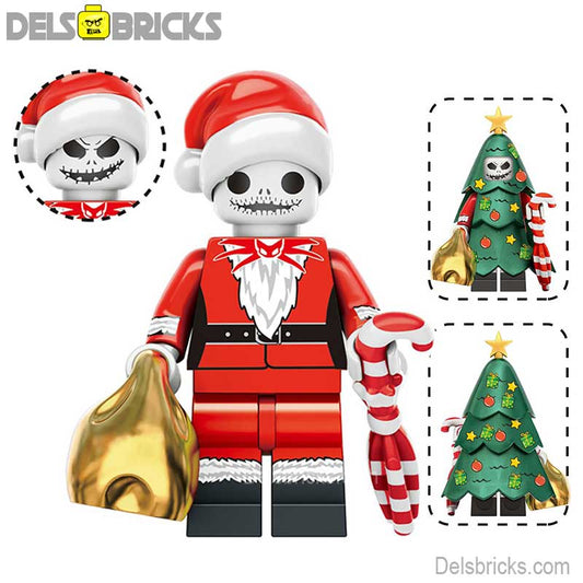 Jack Skellington Christmas Nightmare Before Christmas Lego Minifigures Custom Toys