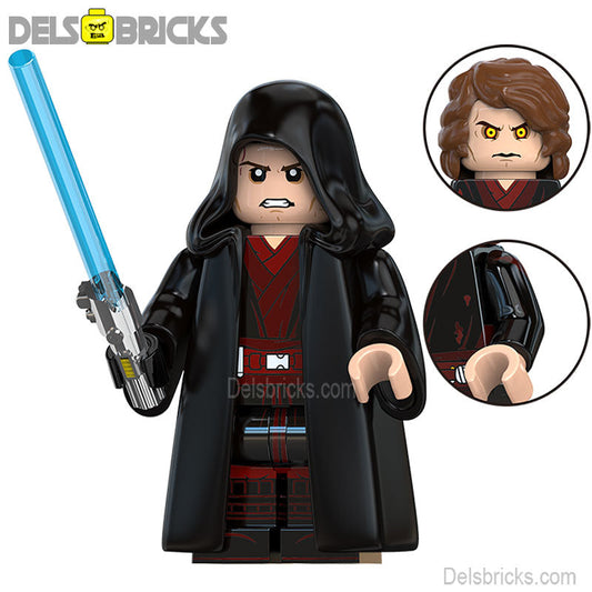 Anakin Skywalker Lego Star Wars Minifigures custom Toys New4