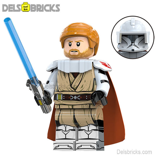 Obi Wan Kenobi Lego Star Wars Minifigures custom Toys New2