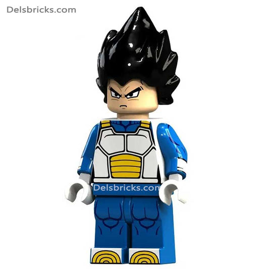 Vegeta Dragon Ball Z Lego Minifigures Custom Toys