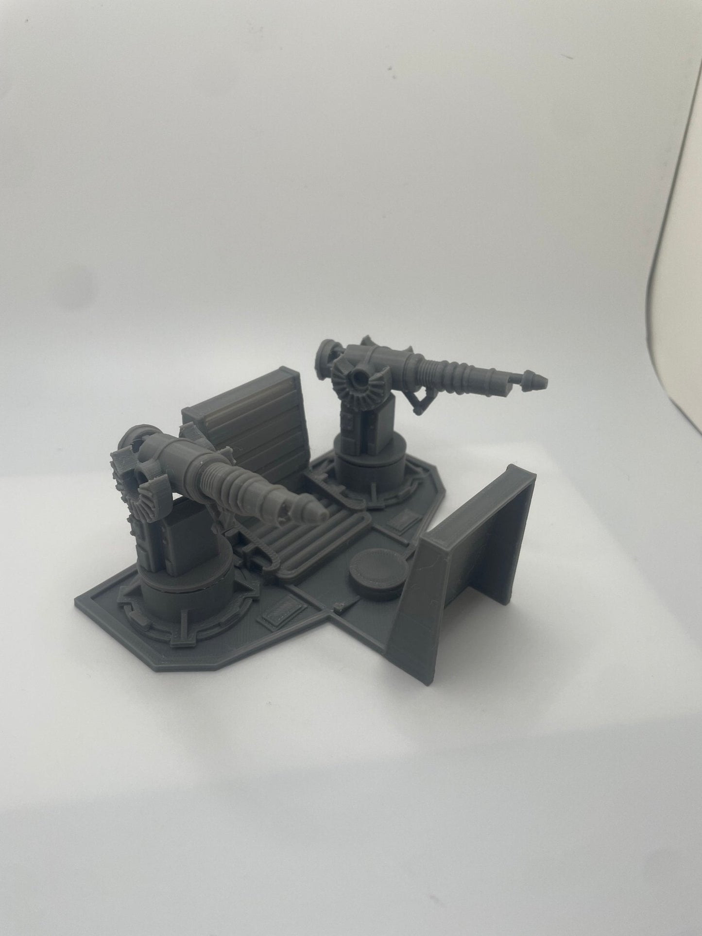 Vintage Star Wars Kenner Rebel Transport Cannons Mount & Base Repro Part 1982