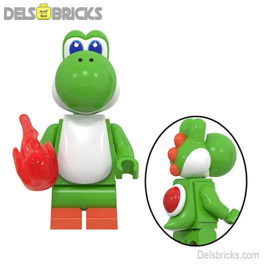 Yoshi from Super Mario Lego Minifigures