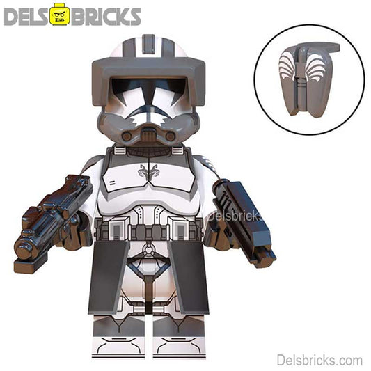 Wolfpack Clone Trooper Commander Lego Star Wars Minifigures