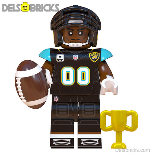 Jacksonville Jaguars NFL Football Teams Lego Minifigures Custom Toys