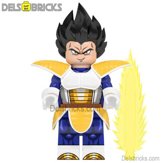 Vegeta Dragon Ball Z Super Lego Minifigures Custom Anime Toys New