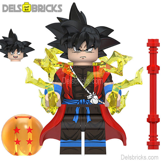 Xeno Goku Dragon Ball Z Best Lego Minifigures | Custom Anime Toy Collectibles