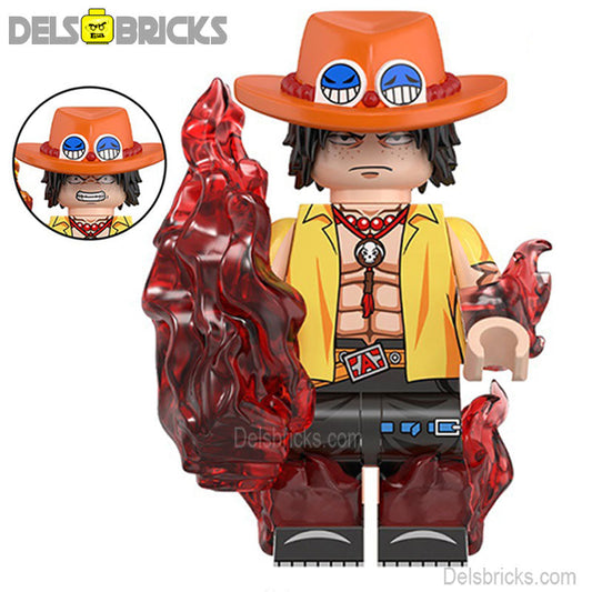 Portgas D Ace from ONE PIECE Anime Lego Minifigures custom toys 6
