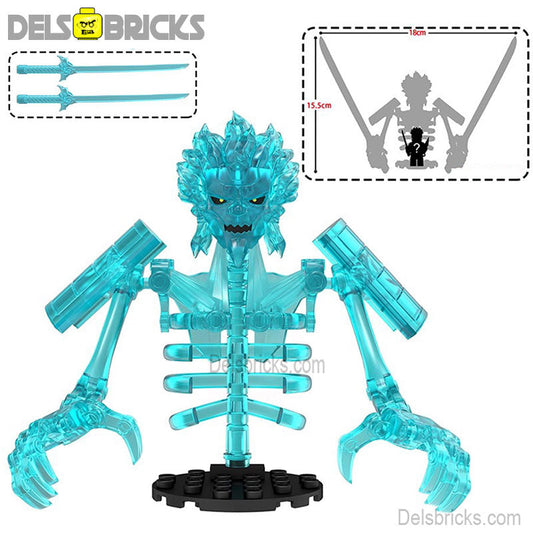 Naruto large Susanoo Hagoromo Ōtsutsuki Big Lego Anime Minifigures Custom Toys 5