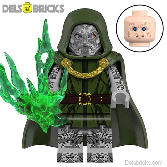 Dr Doom Fantastic Four First Steps Lego Minifigures Custom Toys 1